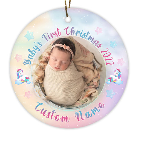 Personalized Baby Ornament| Customized Ornament My First Christmas Ornament Baby’s Frist Christmas OP76