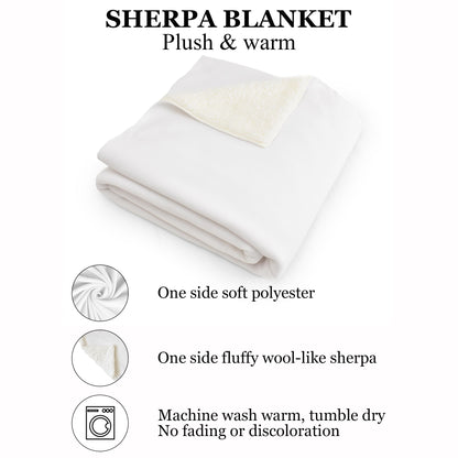 Letter from Heaven sympathy blanket with picture personalized fleece/sherpa throw memorial gift N2526