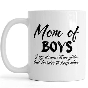 Mom of Boys Troll Mug | Hard to Keep Alive | Funny Mother's Day Gift, Mom Life Birthday, Christmas Gift for Mom from Son| N1058